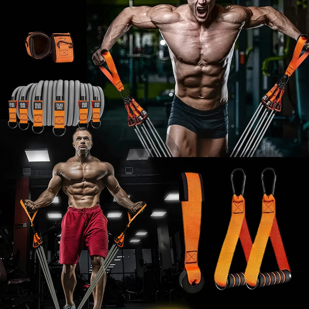 Resistance Bands Set with Handles – Multi-Function Fitness Bands