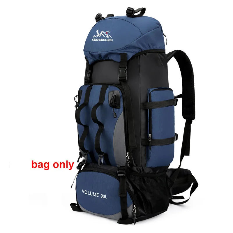 90L Waterproof Hiking Camping Backpack – Large Outdoor Rucksack