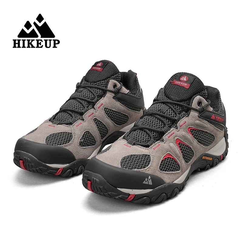 HIKEUP Men’s Non-Slip Breathable Hiking Shoes