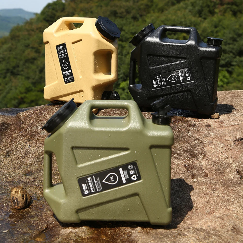 10/12L Portable Camping Water Container with Faucet