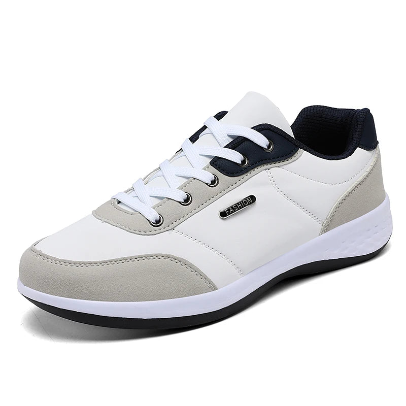 Balan Men’s Leather Sneakers – Breathable & Non-Slip