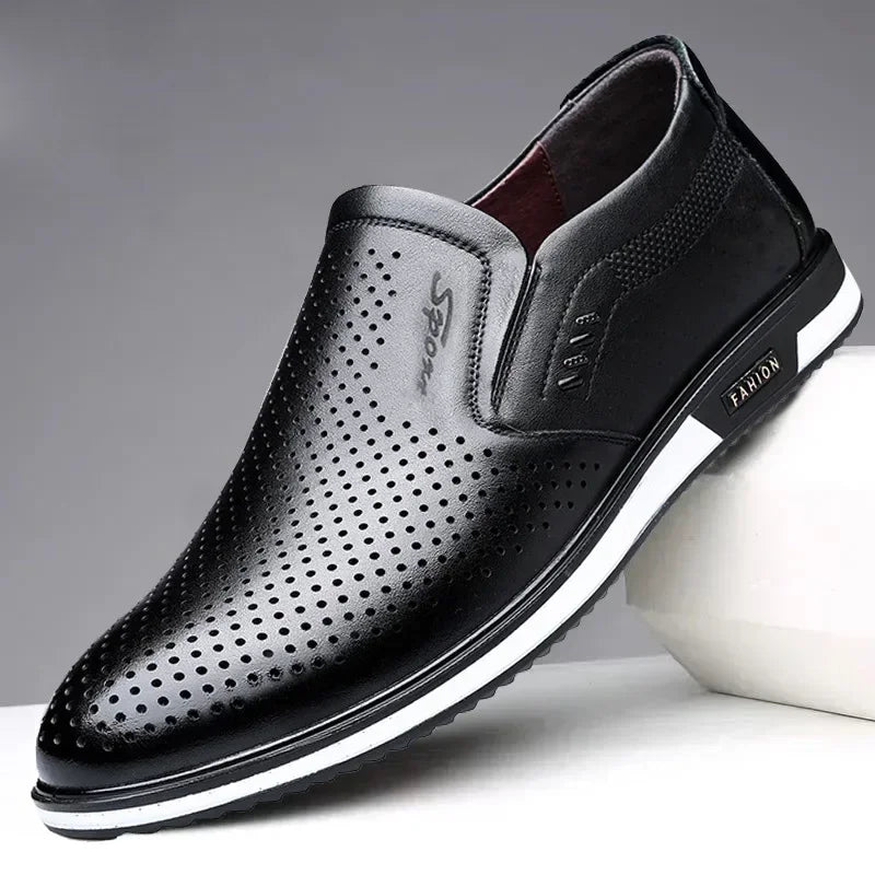 2024 Men’s Leather Loafers – Designer Driving Moccasins