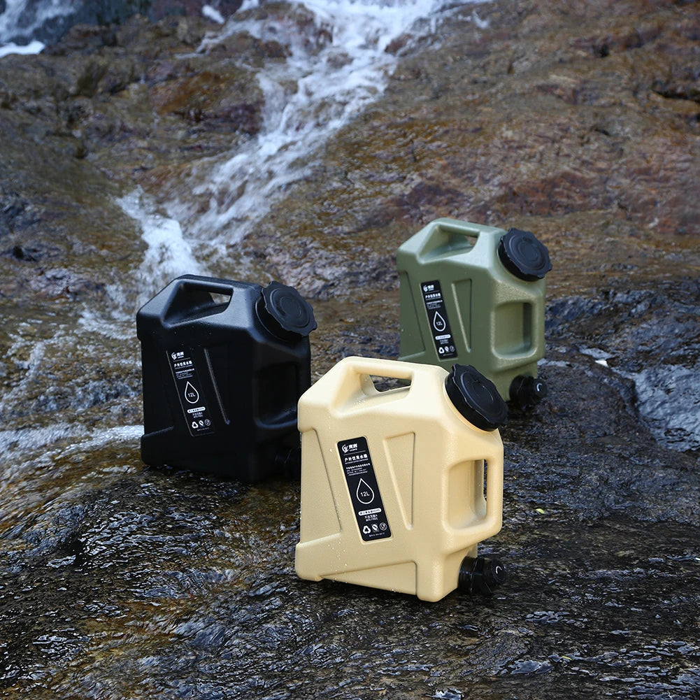 10/12L Portable Camping Water Container with Faucet