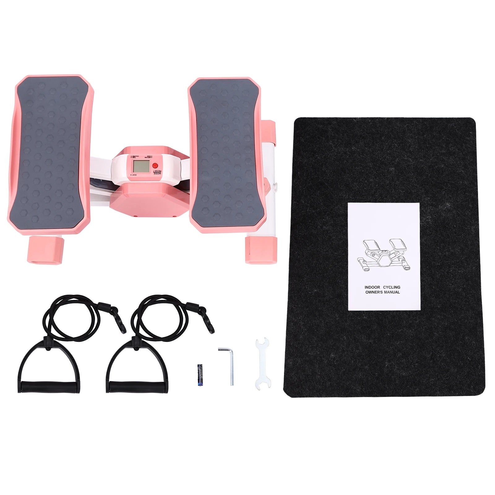 Multi-Functional Mini Stepper with Resistance Bands