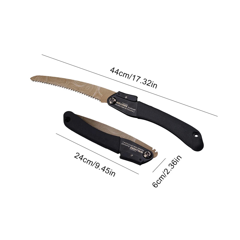Mini Folding Hand Saw with SK5 Blade for Camping