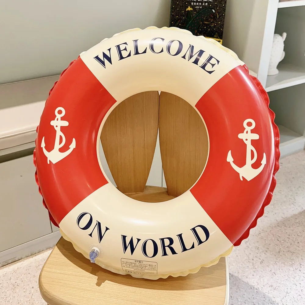 Rooxin Inflatable Swim Ring for Adults & Kids