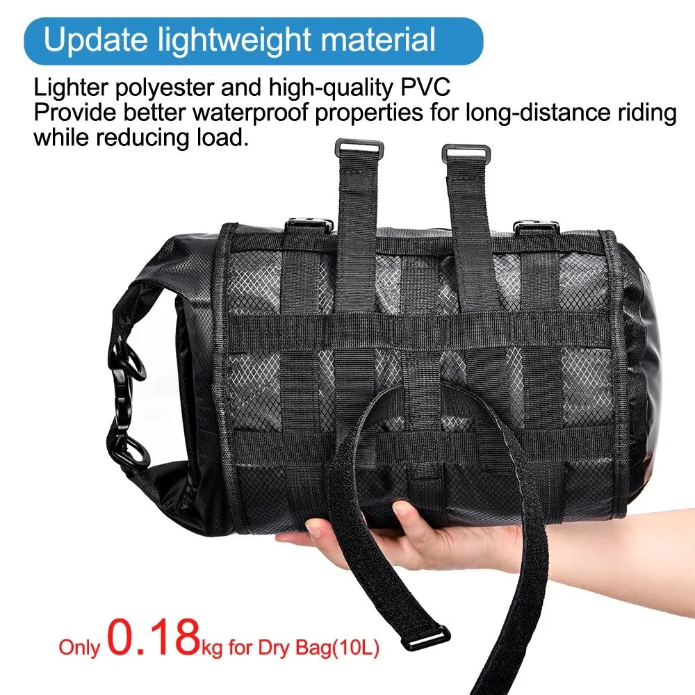 NEWBOLER Waterproof Front Bike Tube Bag