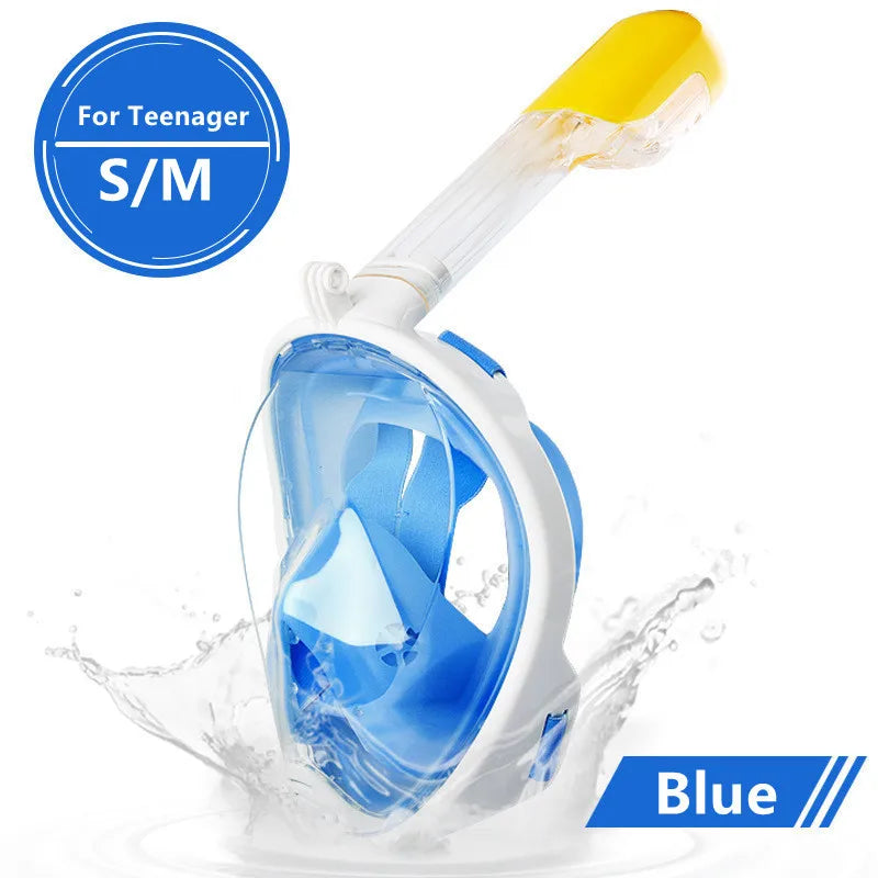 Full Face Anti-Fog Snorkeling Mask for Adults & Kids