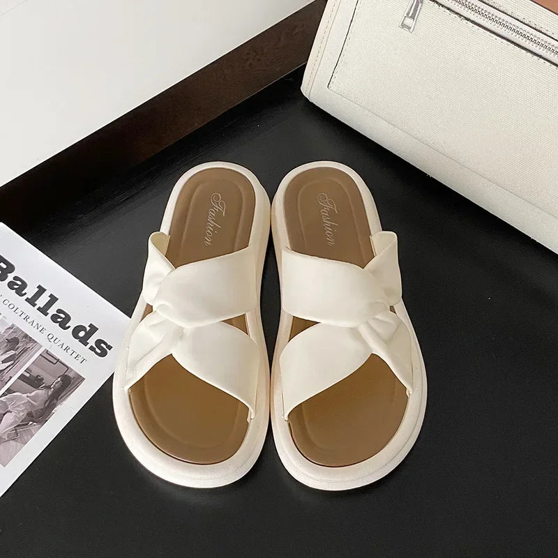 Women’s Pearl Summer Slippers – Anti-Slip Beach & Home Wear
