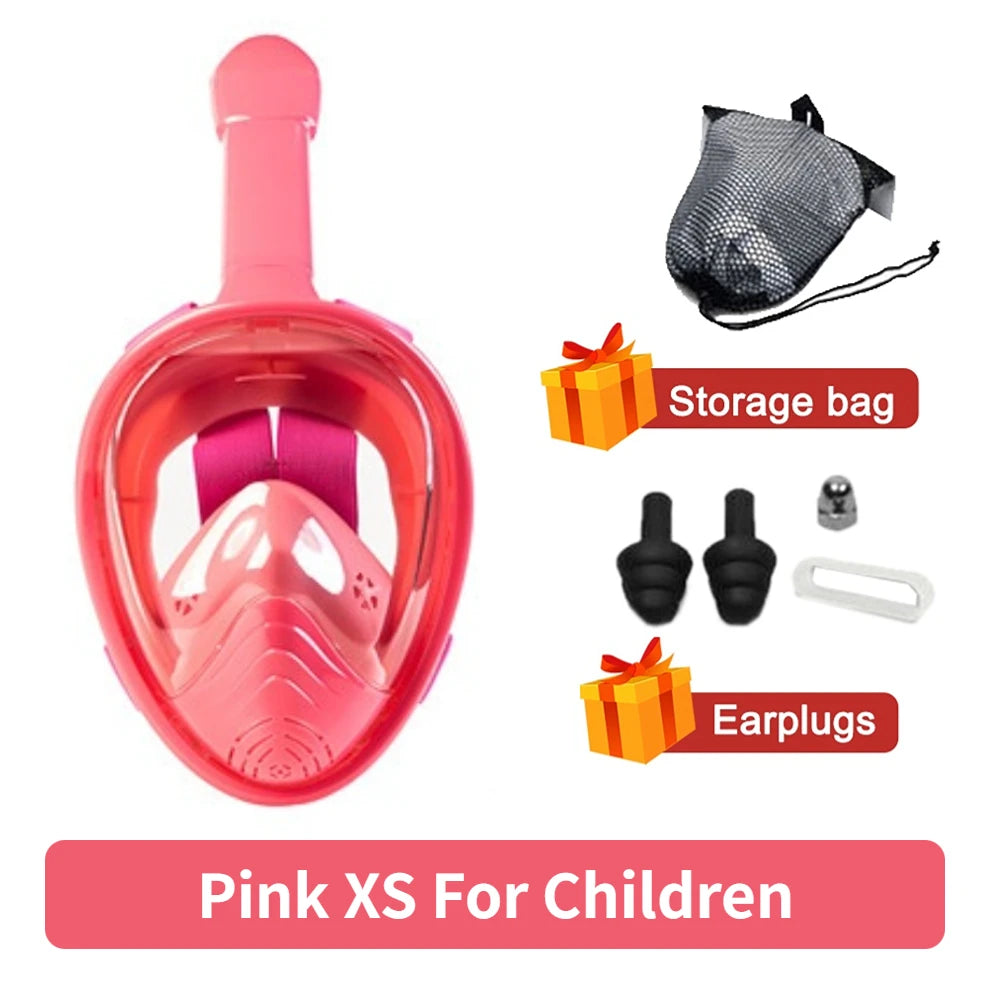 Full Face Anti-Fog Snorkeling Mask for Adults & Kids