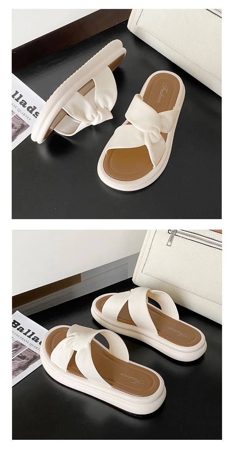 Women’s Pearl Summer Slippers – Anti-Slip Beach & Home Wear