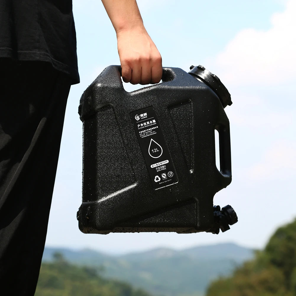 10/12L Portable Camping Water Container with Faucet