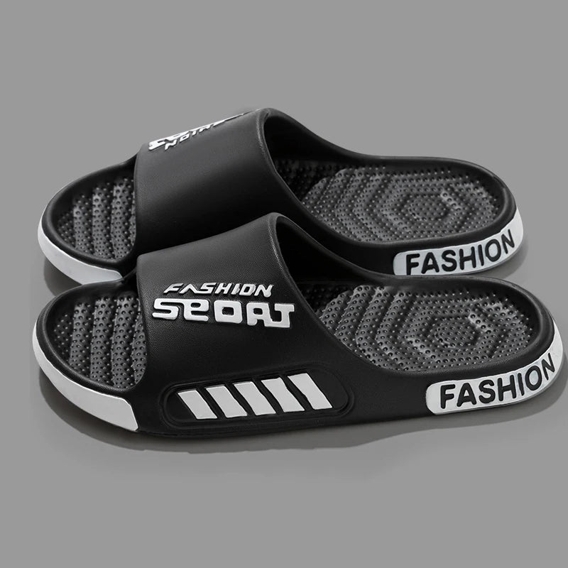 Big Size 48–49 Summer Slides – Unisex Flat Sole Slippers