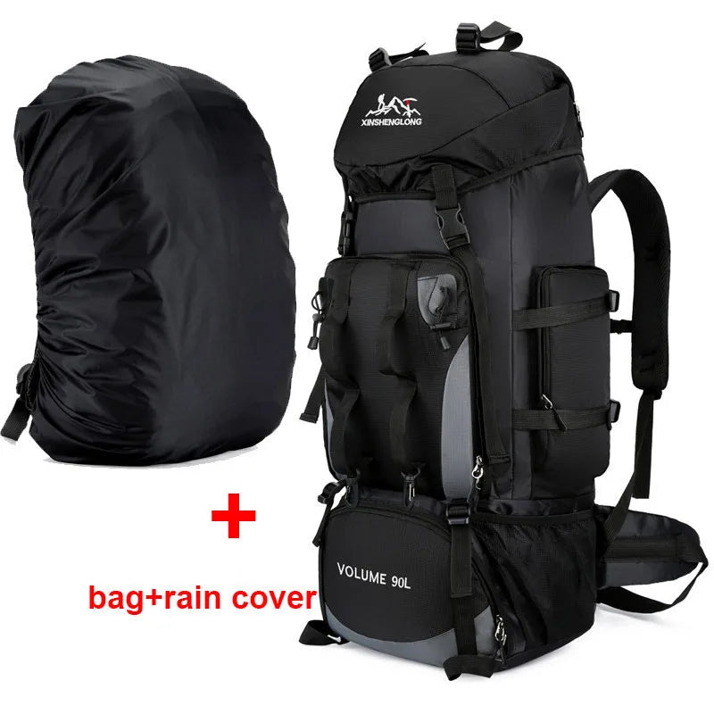 90L Waterproof Hiking Camping Backpack – Large Outdoor Rucksack