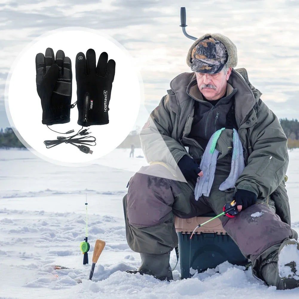 USB Heated Gloves – Thermal Touchscreen Ski Gloves