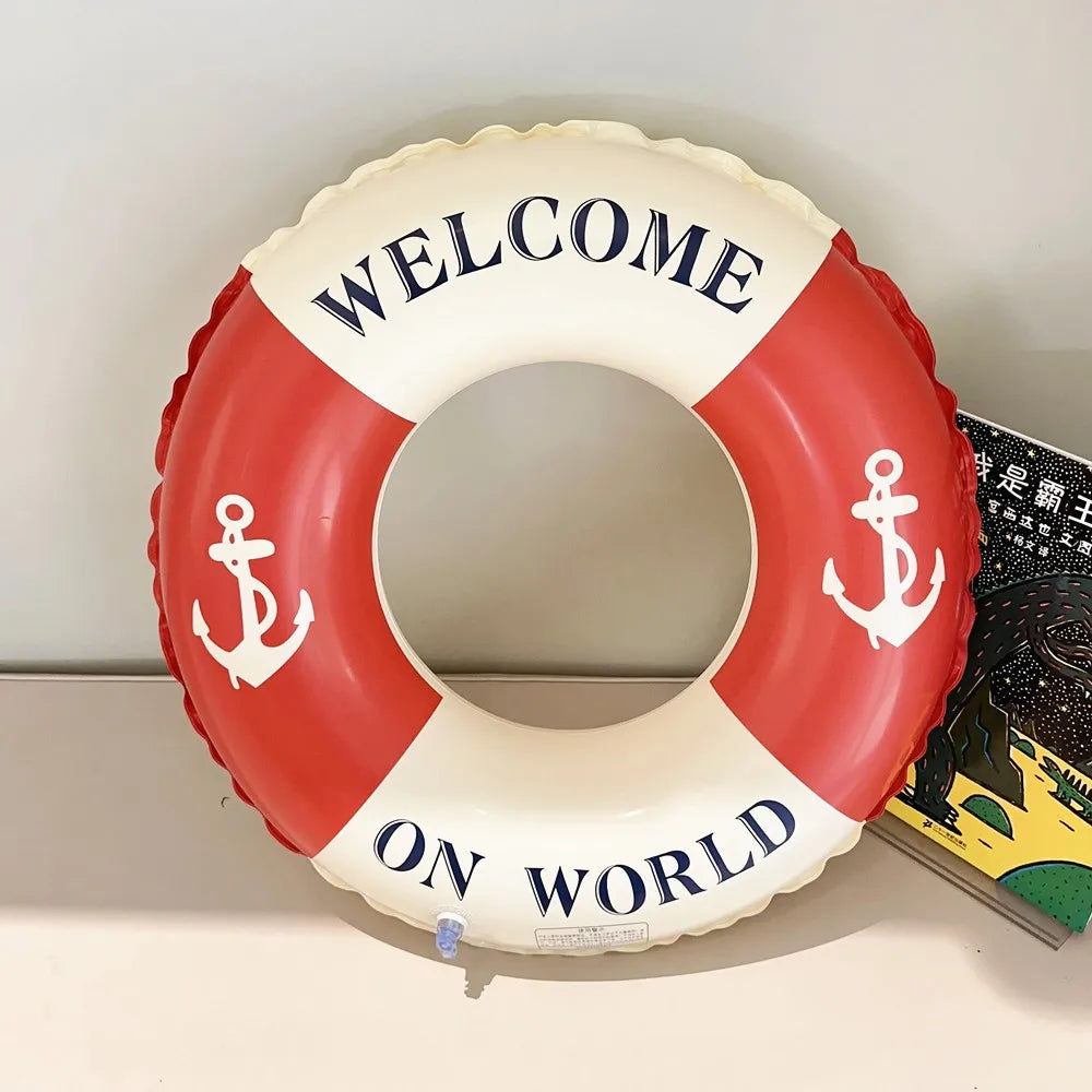 Rooxin Inflatable Swim Ring for Adults & Kids