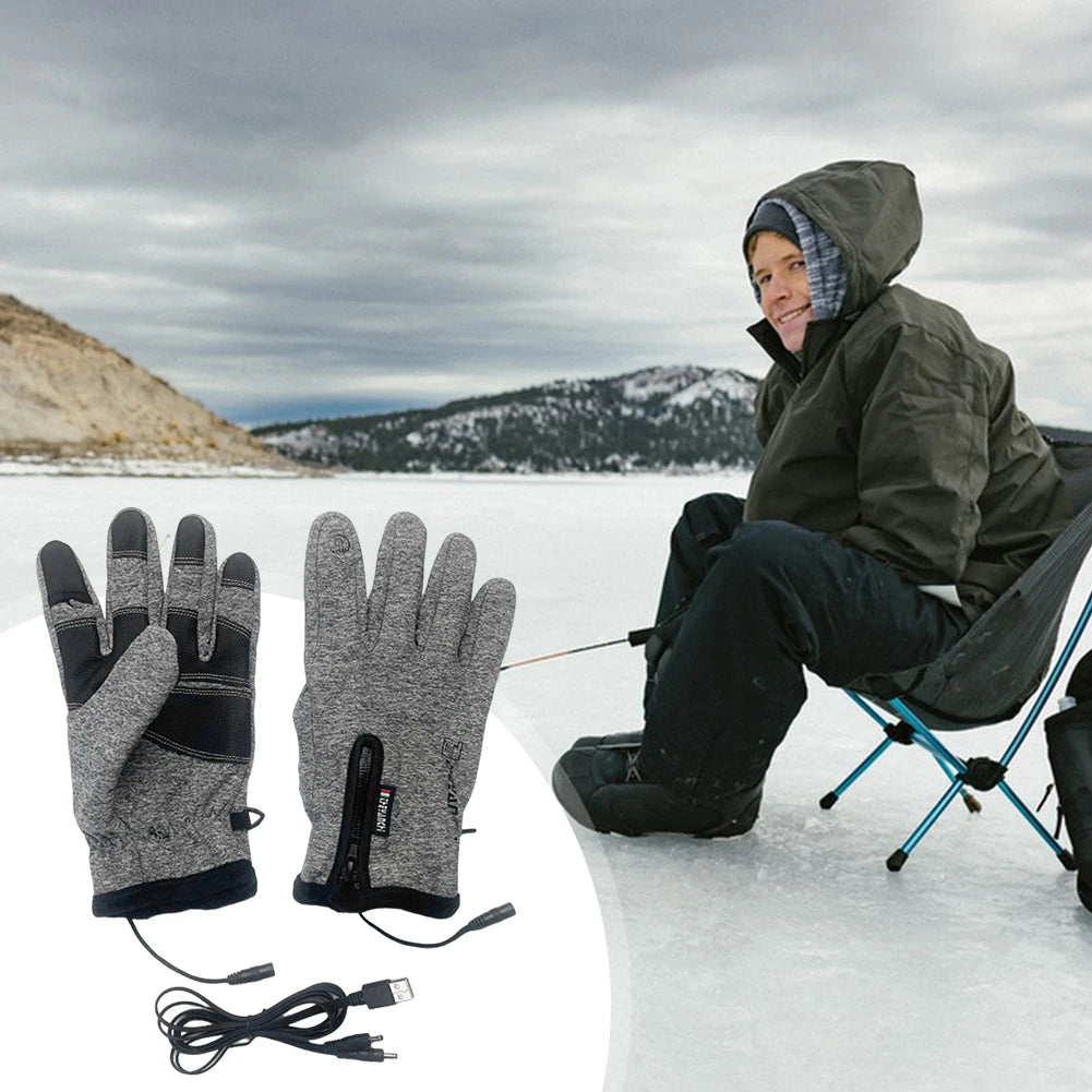 USB Heated Gloves – Thermal Touchscreen Ski Gloves