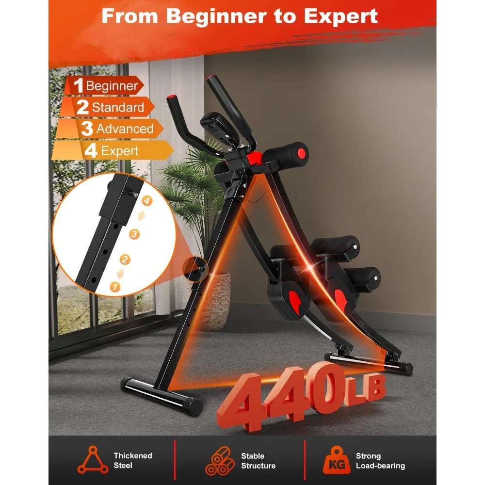 Adjustable Ab Crunch Trainer – Home Gym Equipment