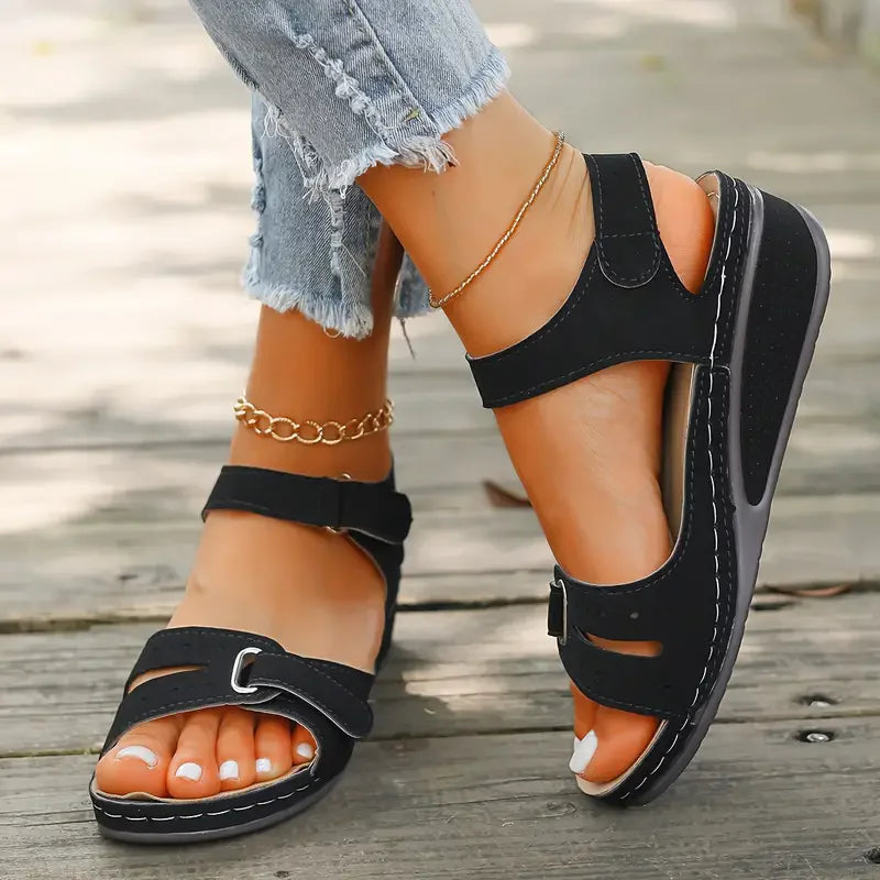 2024 Women's Soft Slip-On Sandals – Open Toe Walking Shoes