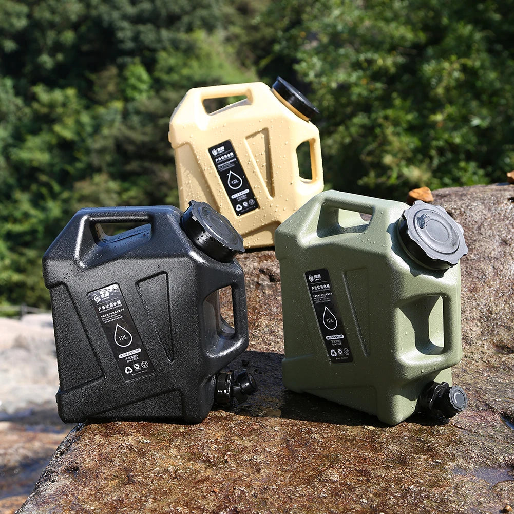 10/12L Portable Camping Water Container with Faucet