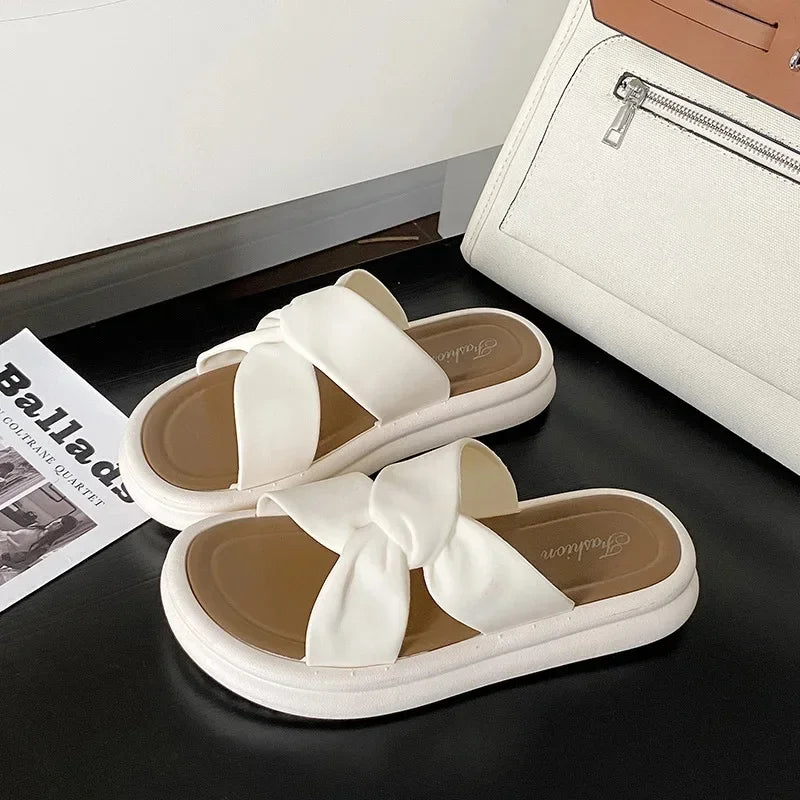 Women’s Pearl Summer Slippers – Anti-Slip Beach & Home Wear