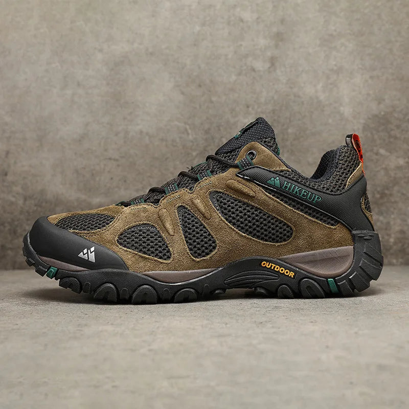 HIKEUP Men’s Non-Slip Breathable Hiking Shoes
