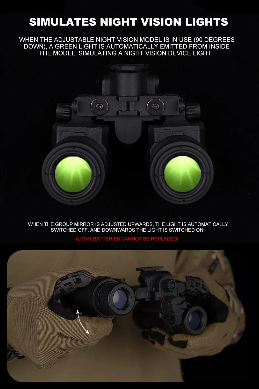 AN/PVS-31 Dummy Night Vision Goggles – Airsoft & Cosplay Model