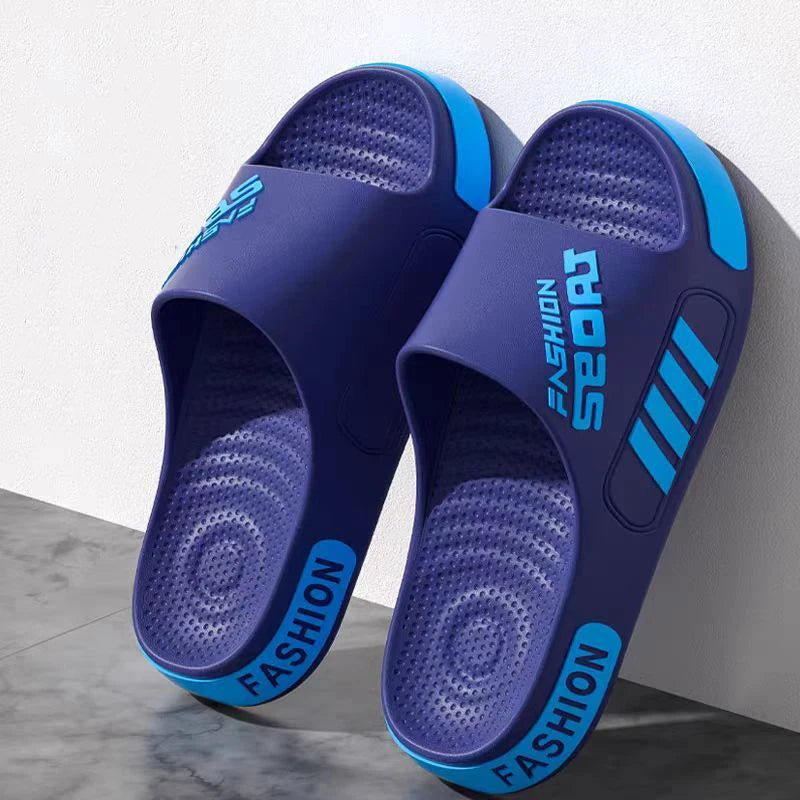 Big Size 48–49 Summer Slides – Unisex Flat Sole Slippers
