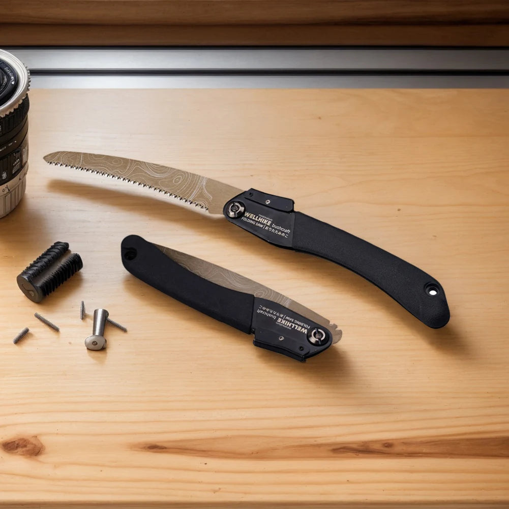 Mini Folding Hand Saw with SK5 Blade for Camping