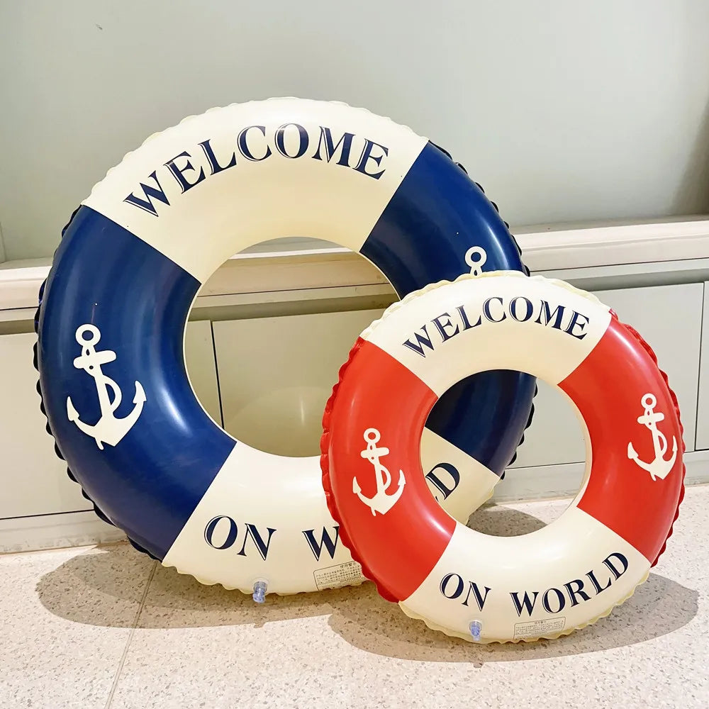 Rooxin Inflatable Swim Ring for Adults & Kids