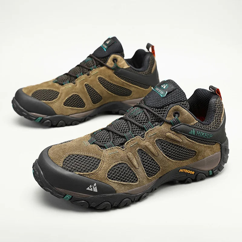 HIKEUP Men’s Non-Slip Breathable Hiking Shoes