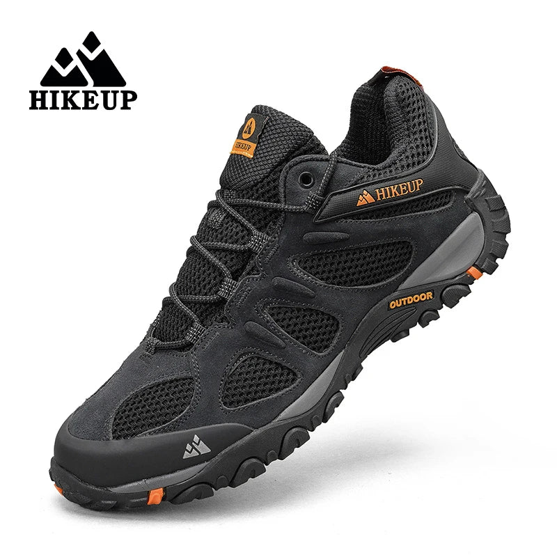 HIKEUP Men’s Non-Slip Breathable Hiking Shoes