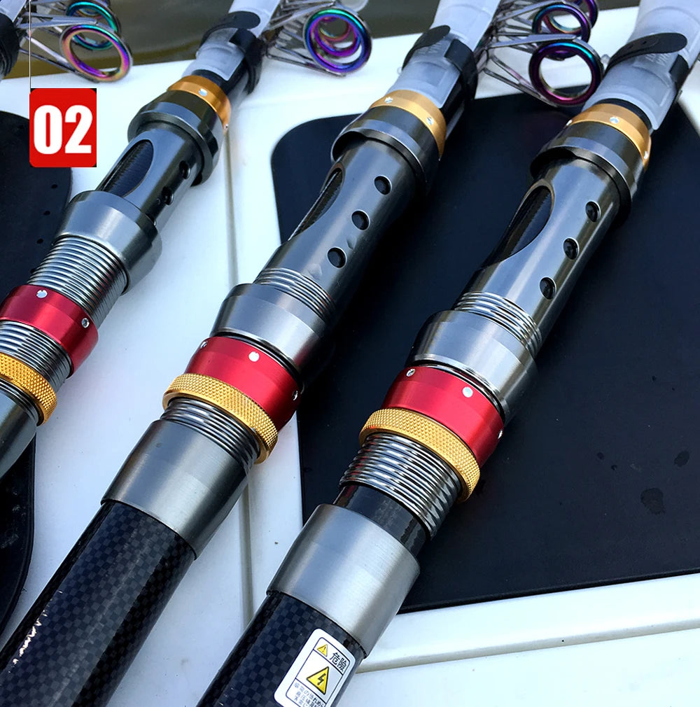 Carbon Fiber Telescopic Fishing Rod & Reel Combo (1.8-3.6m)
