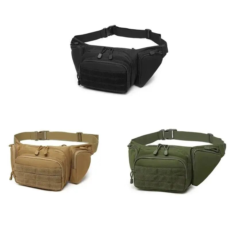 Tactical Nylon Waist Pack – Outdoor Hiking Phone Pouch