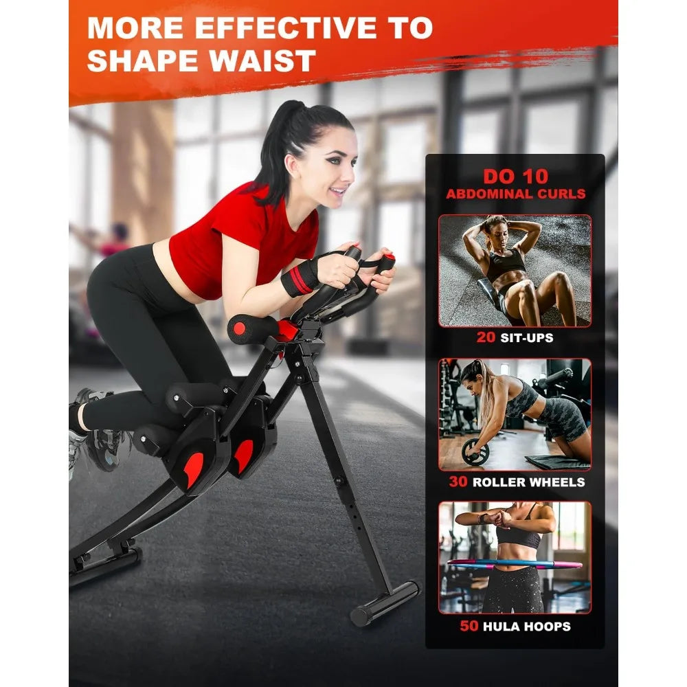 Adjustable Ab Crunch Trainer – Home Gym Equipment