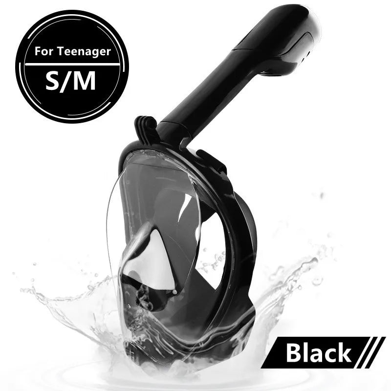 Full Face Anti-Fog Snorkeling Mask for Adults & Kids