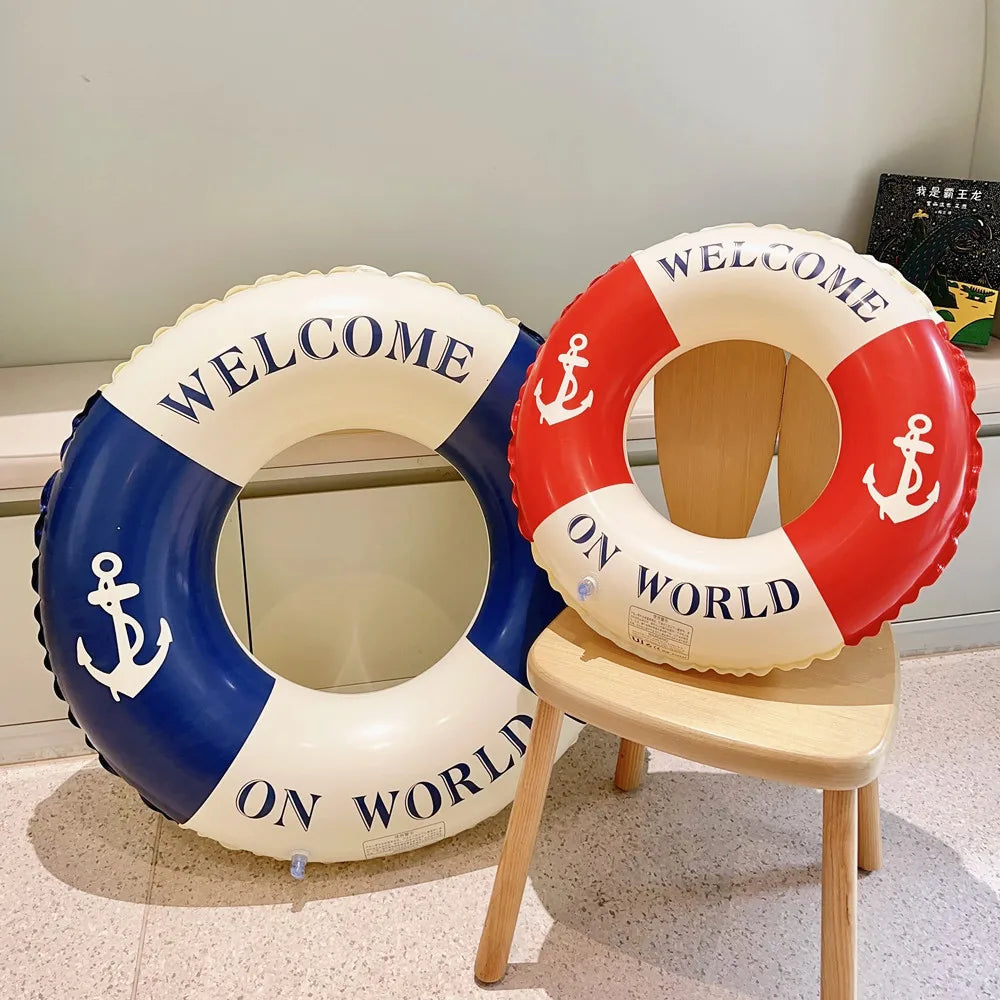 Rooxin Inflatable Swim Ring for Adults & Kids