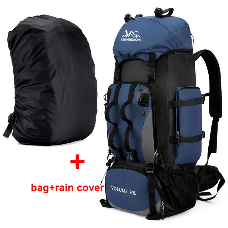 90L Waterproof Hiking Camping Backpack – Large Outdoor Rucksack